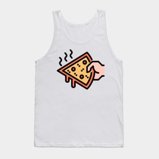 Hand Held Pizza Slice Tank Top